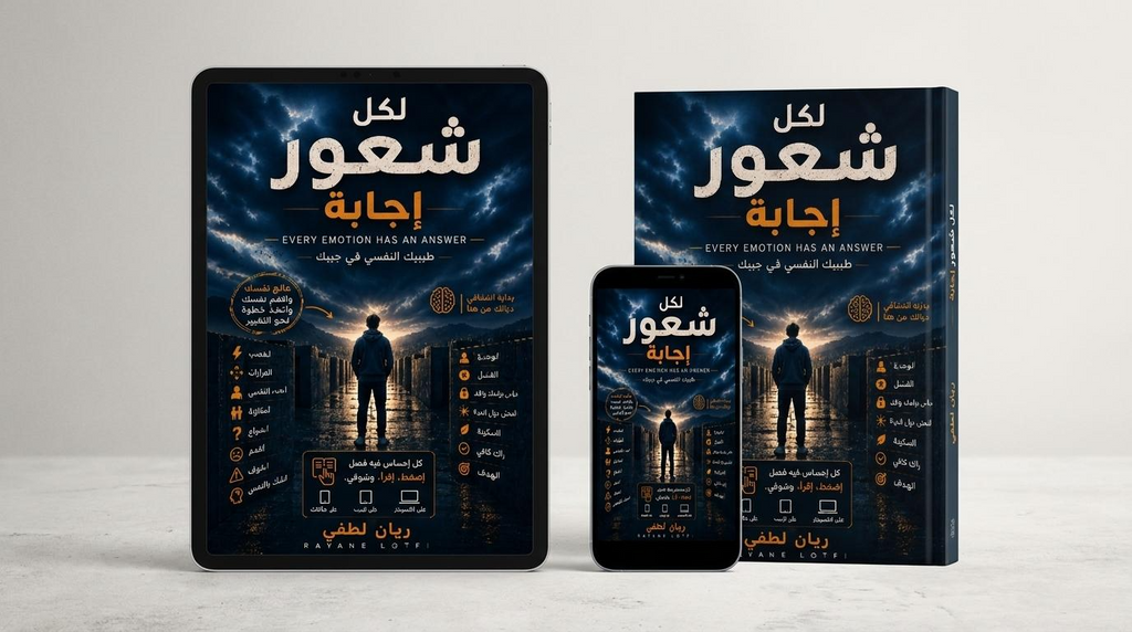 لكل شعور إجابة للكاتب ريان لطفي — دليل التشافي الذاتي وفهم المشاعر