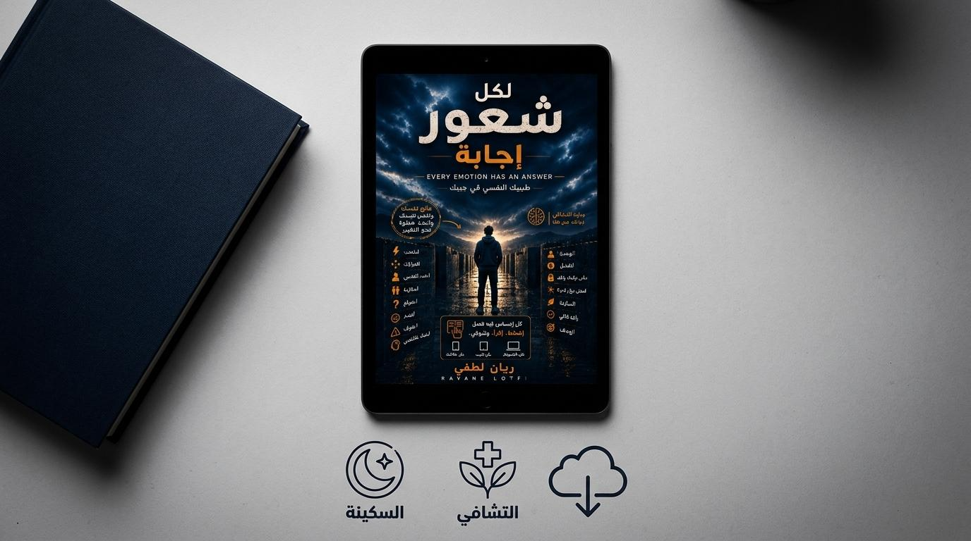لكل شعور إجابة للكاتب ريان لطفي — دليل التشافي الذاتي وفهم المشاعر